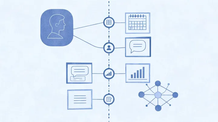 Company research editorial illustration