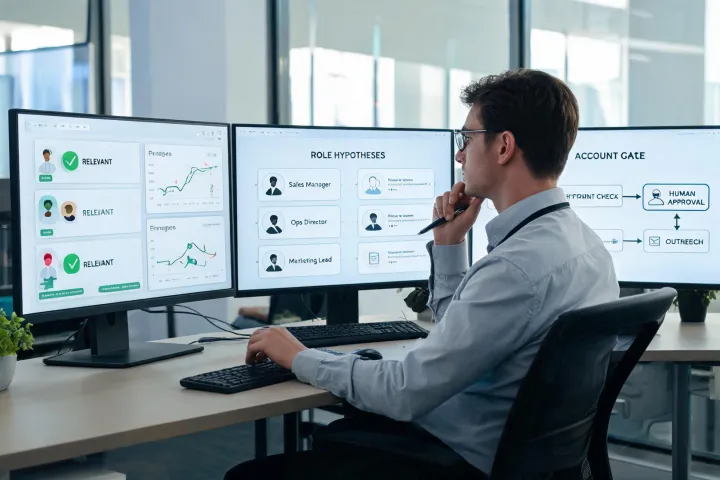 SDR manager reviewing account relevance